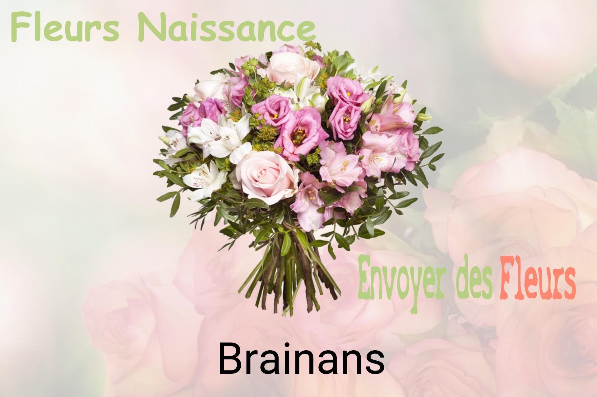 Bouquet de fleurs de naissance livré à Brainans